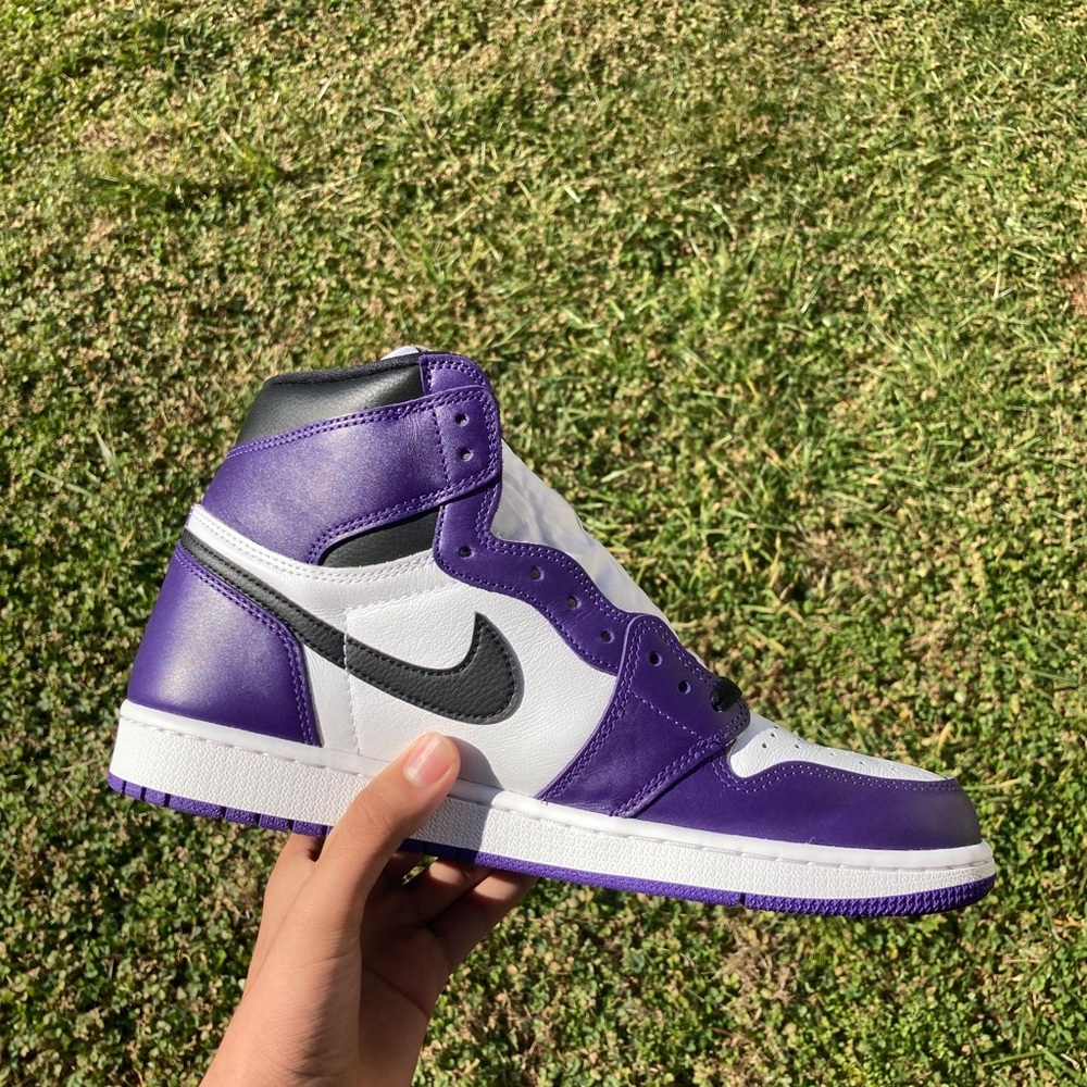 Jordan 1 court purples - Picture 1 of 4